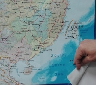 Mapa Netmaps en vinilo adhesivo