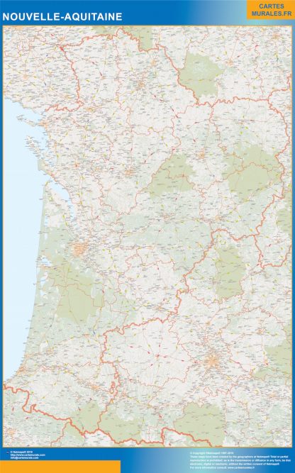 Region Nouvelle Aquitaine plastificado