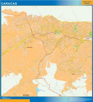 Mapa de Caracas gigante